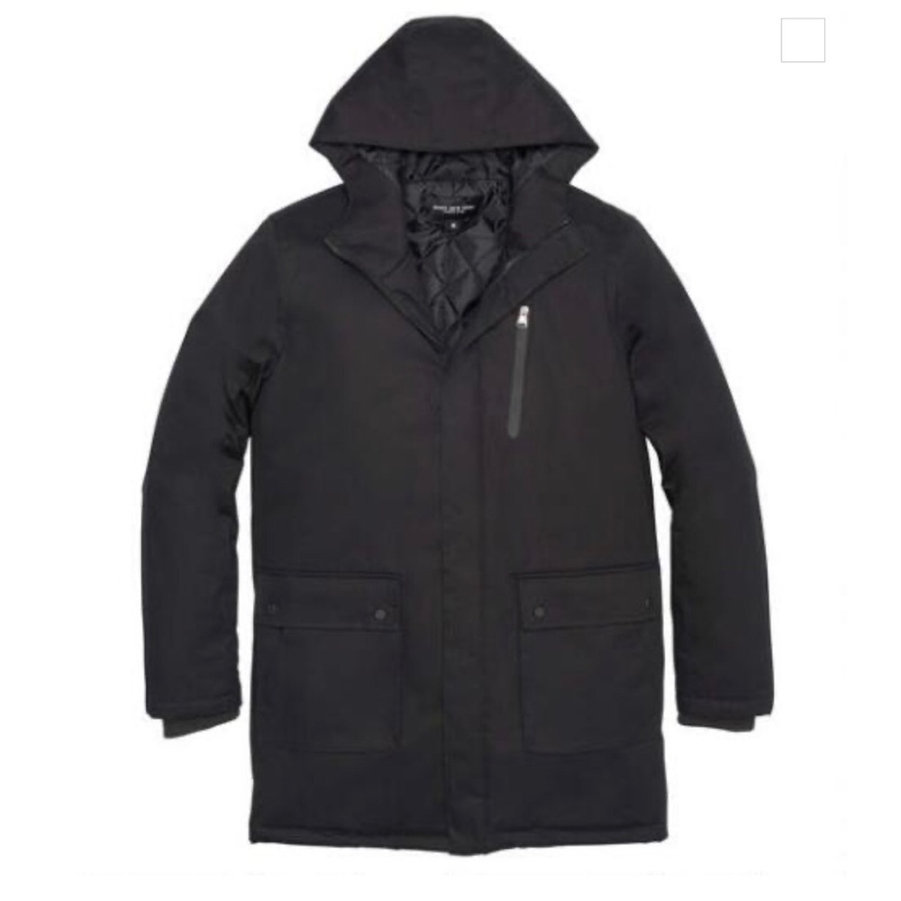 NWT Marc New York Harvey Coat MM8UP550 Black M